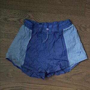 Gymshark Two layer Blue Athletic Shorts